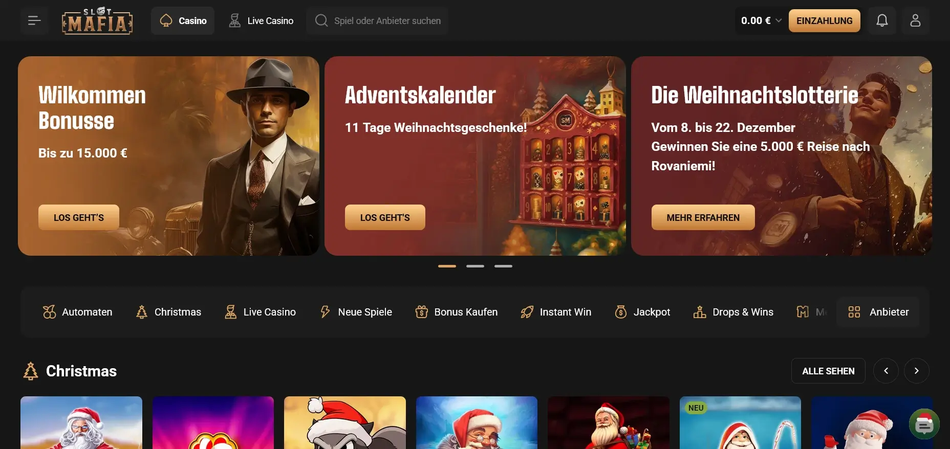 Slot Mafia Online Casino Angebot in Österreich Slot Mafia Casino Übersicht